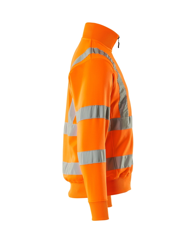 MASCOT® Maringa Sweatshirt mit Reißverschluss Größe 3XL, hi-vis orange