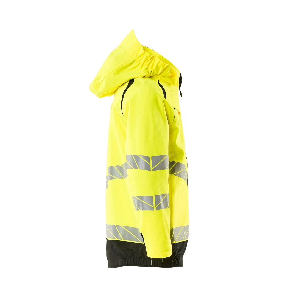 Hard Shell Jacke,Kinder,geringes Gewicht Jacke für Kinder Größe 116, hi-vis gelb/schwarz