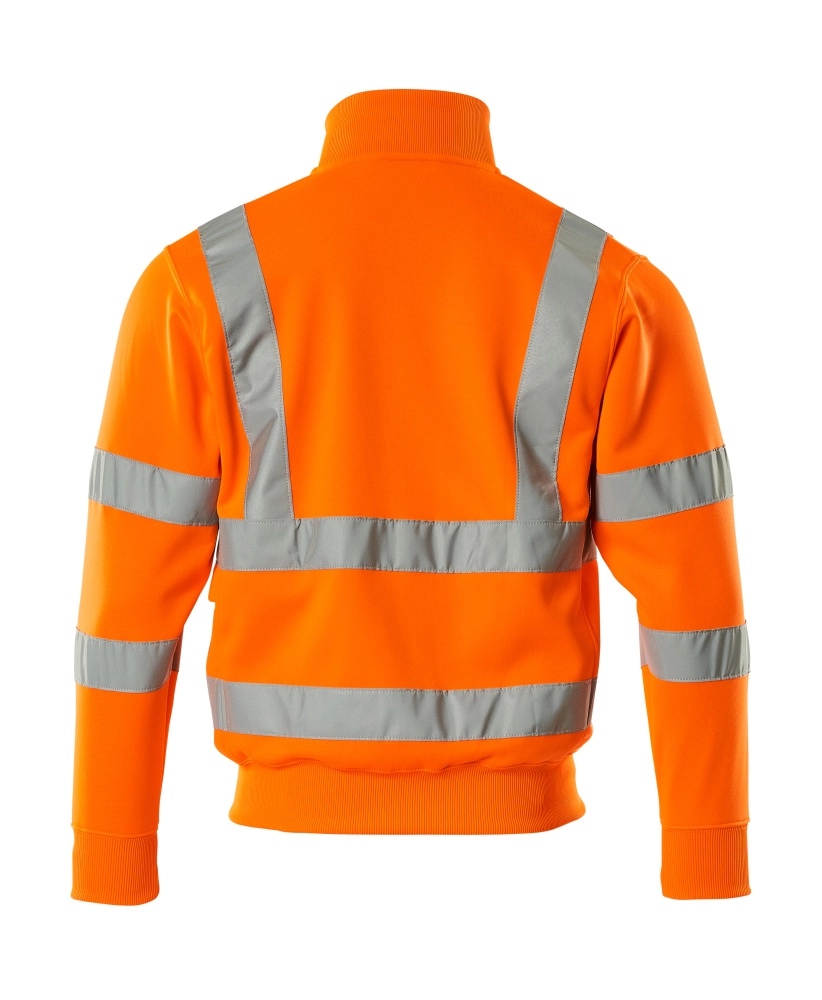 MASCOT® Maringa Sweatshirt mit Reißverschluss Größe 3XL, hi-vis orange