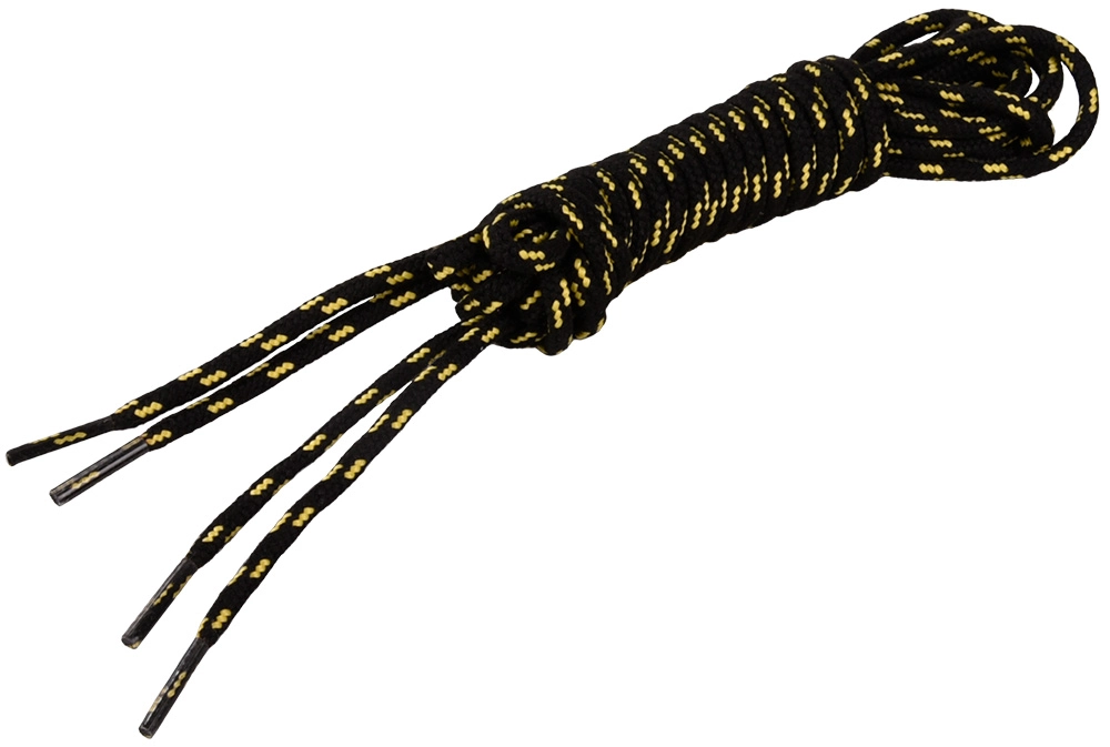 Schnürsenkel, schwarz-gelb 220